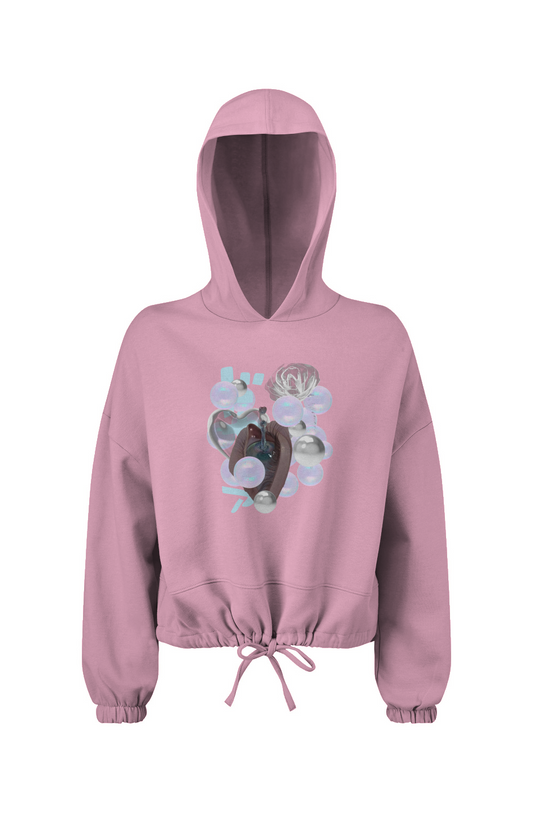 pearl crop hoodie